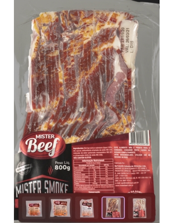 BACON MISTER SMOKE GROSSO - PACOTE 800G
