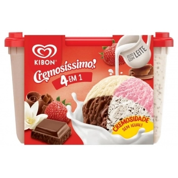 KIBON SORV CREMOSISSIMO 4EM1 4X2L/992G