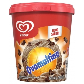 KIBON SORVETE OVOMALTINE 4X800ML/463G