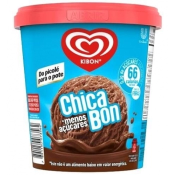 KIBON CHICABON MENOS ACUCAR 4X800ML/460G