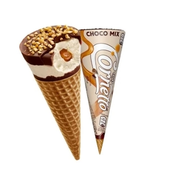 KIBON CORNETTO SORV CHOCMIX 24X90ML/65G