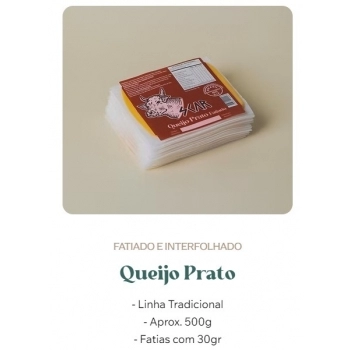QUEIJO PRATO FATIADO 500G - SCAR