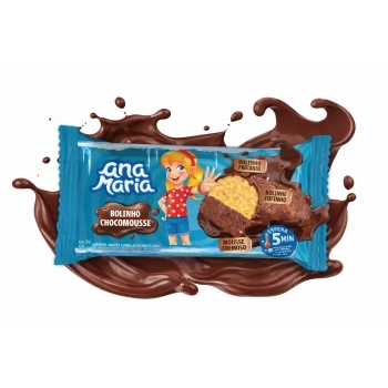 BOLO DE BAUNILHA COM MOUSSE E COBERTURA DE CHOCOLATE - BIMBO - ED LIMITADA